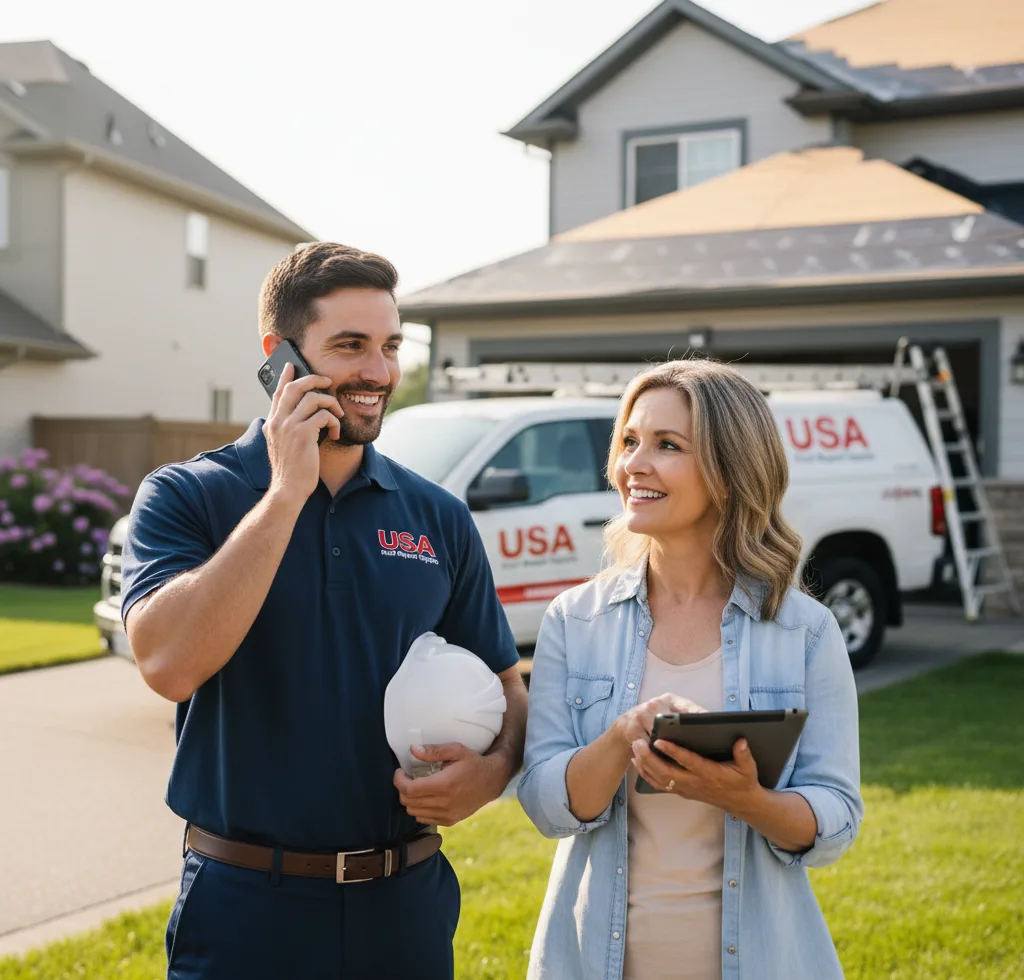 USA Roof Repair Experts customer support in Hardyville
